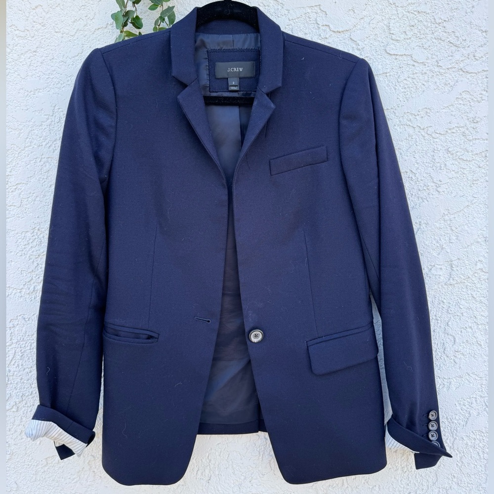 J.Crew Classic Navy Blazer